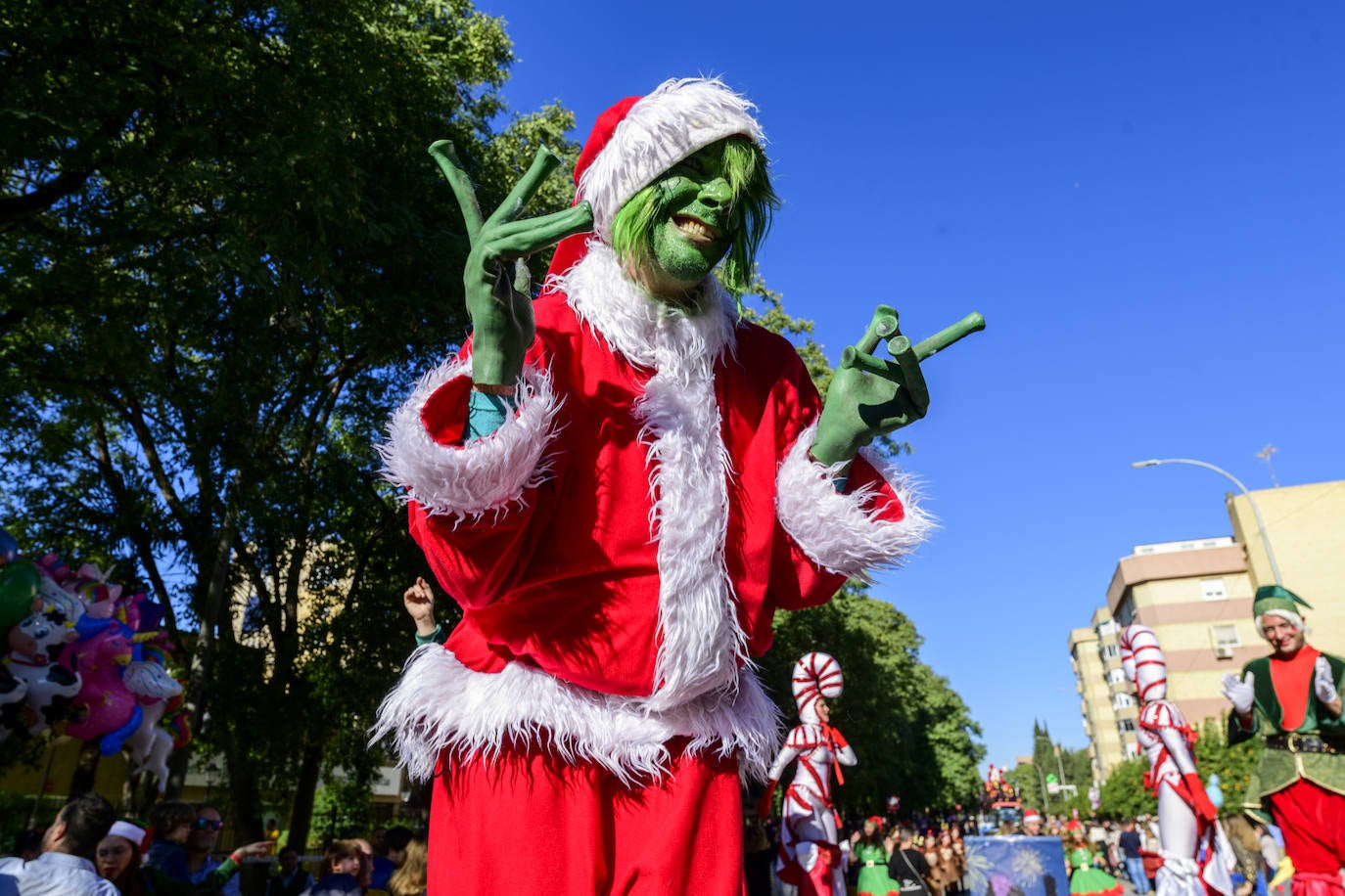 El desfile de Papá Noel en Murcia, en imágenes