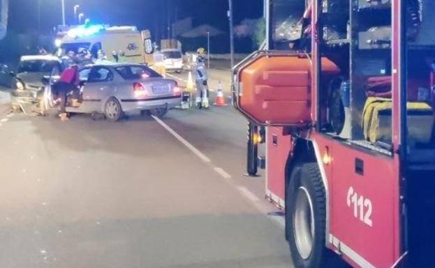 Dos personas heridas en un accidente de tráfico en San Ginés