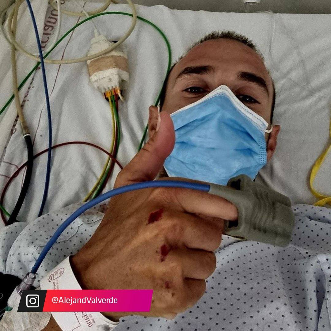 JULIO. Valverde sufre un atropello «intencionado»