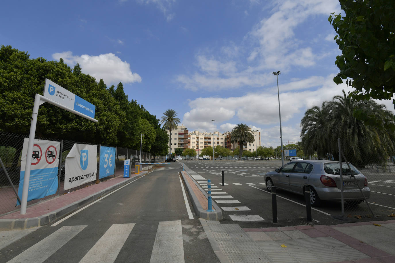 Dissuasive parking Atocha, on Avenida Juan de Borbón in Murcia, in a file photo.