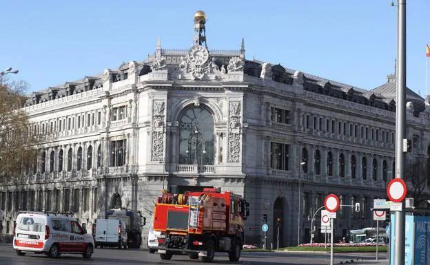 Facade of the Bank of Spain, in a file image. 