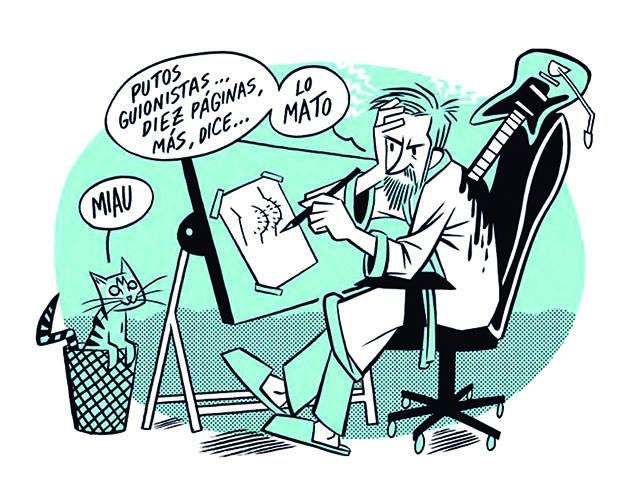 Ilustraciones de Luis Armand en 'Lo que más miedo te dé', último tebeo del guionista Ángel Abellán