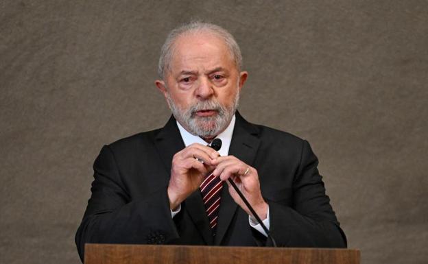 The President of Brazil, Luiz Inácio Lula da Silva. 