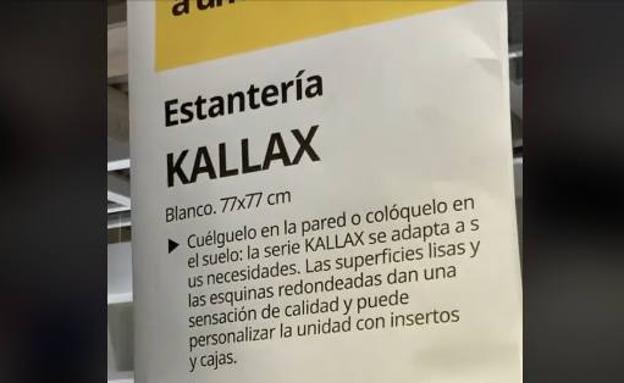 El divertido uso de los nombres de muebles de Ikea en el español: «¿Por qué no te 'kallax'?»