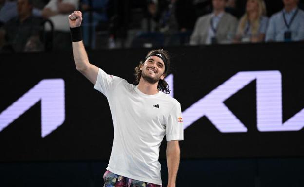 Tsitsipas y Khachanov se citan en semifinales de Australia