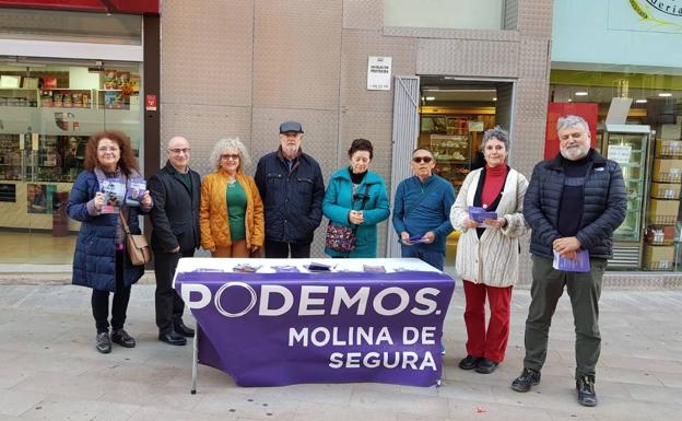 Podemos e IU apuestan por una candidatura única en Molina de Segura junto a Más Región y Equo