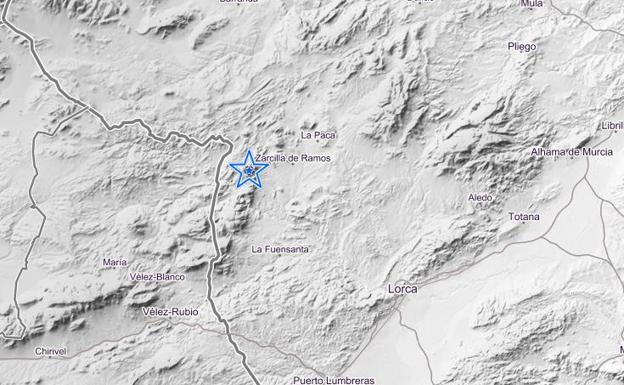 Lorca registra un terremoto de 2,5 grados en la escala de Richter