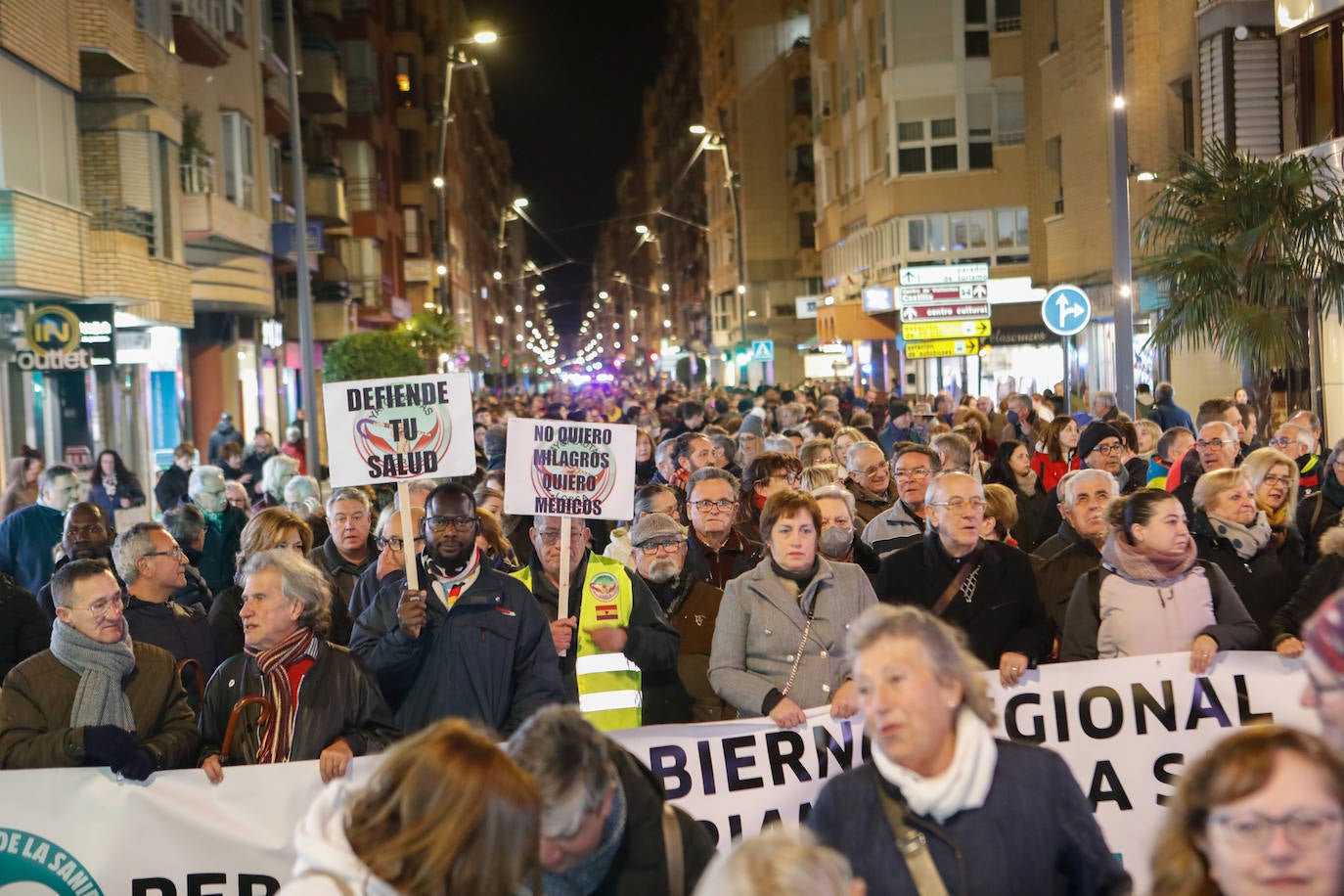 El Guadalentín pide justicia sanitaria en las calles en su tercera protesta