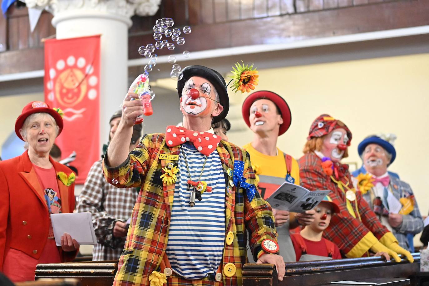 Los payasos recuerdan a Joseph Grimaldi