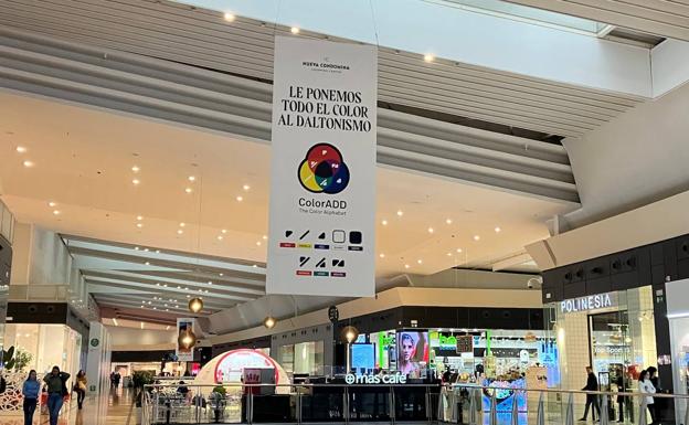 Nueva Condomina, primer centro comercial de Murcia con el sistema 'ColorADD' para daltónicos