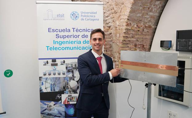 Desarrollan en la UPCT una antena económica y eficiente para localizar con precisión dispositivos y productos