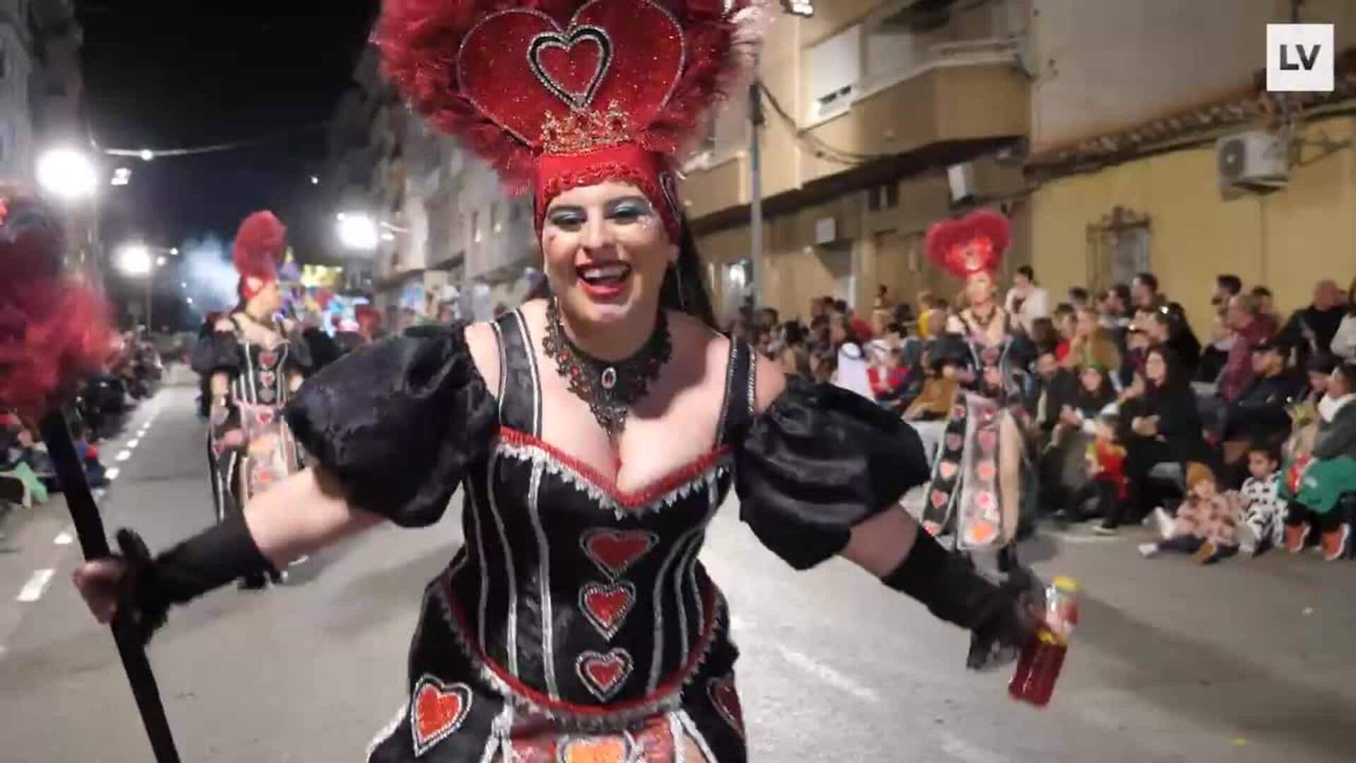 Las imágenes del desfile de domingo de Carnaval en Águilas