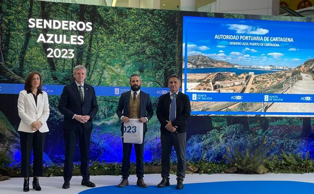 La Autoridad Portuaria de Cartagena recibe el distintivo de calidad de «Sendero Azul Puerto de Cartagena»