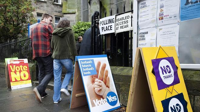 Escocia quedará fuera de la UE y de la OTAN si gana el 'sí' en el referéndum