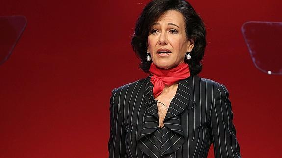 Ana Botín cobra en efectivo el dividendo del Santander