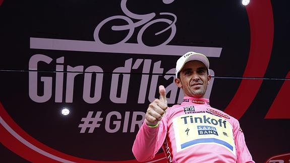 Alberto Contador, nuevo líder del Giro