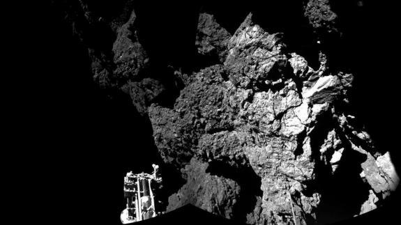 El módulo Philae encuentra compuestos orgánicos en el cometa 67P