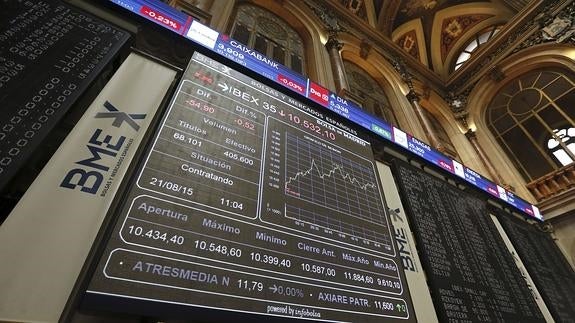 El Ibex vive su mes más negro del año por las dudas sobre China y Grecia