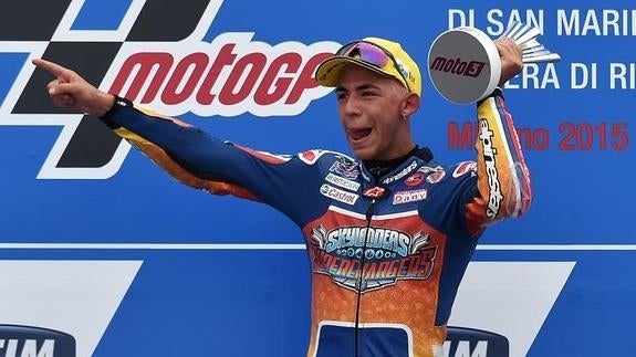 Bastianini se gradúa en casa