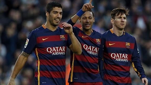 El tridente se divierte y el Barça vuelve a exhibirse