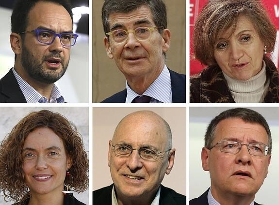 El líder del PSOE presenta a su equipo negociador para formar gobierno