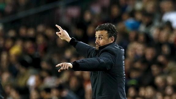 Luis Enrique: «Vemos al equipo mejorar y sin faltarle ambición»