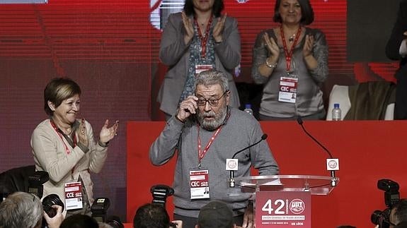 El Congreso de UGT respalda con el 97,5% de los votos la gestión de Cándido Méndez