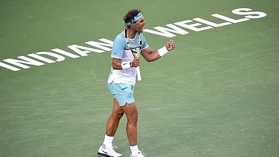 Nadal vence a Verdasco y avanza a cuarta ronda en Indian Wells