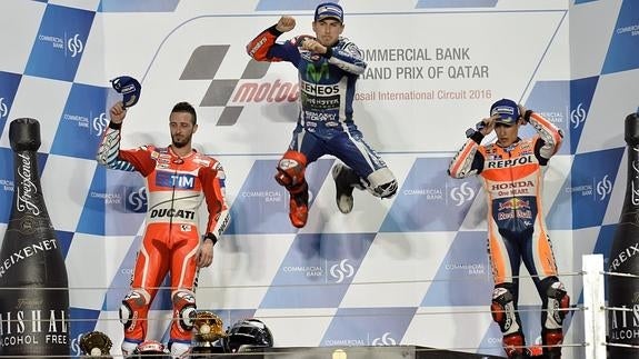 El campeón impone su pegada en Losail