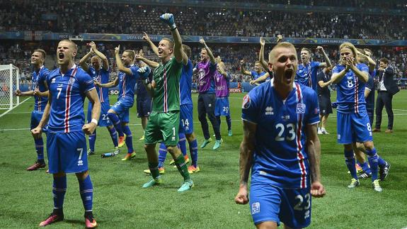 La impactante celebración de Islandia tras su gesta