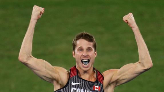 Derek Drouin hace historia para Canadá