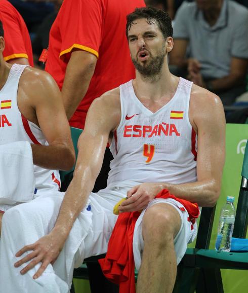 Pau Gasol, con una contractura en el gemelo