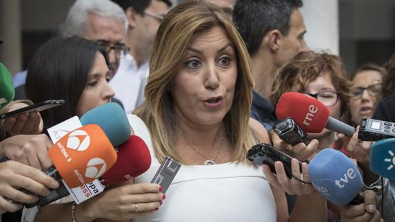 Susana Díaz: «Estaré donde me pongan mis compañeros, en la cabeza o en la cola»