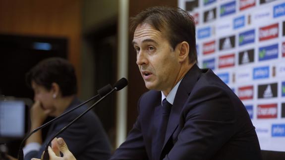 Lopetegui sólo habla de los 'seleccionables'
