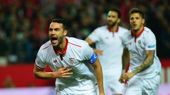 Iborra lanza al Sevilla a por la Liga