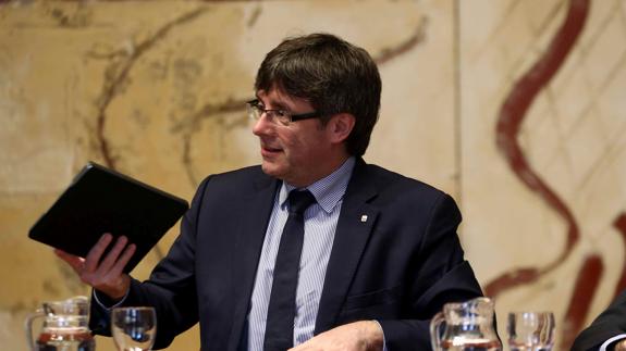 Puigdemont pide al Senado dar una conferencia sobre el referéndum