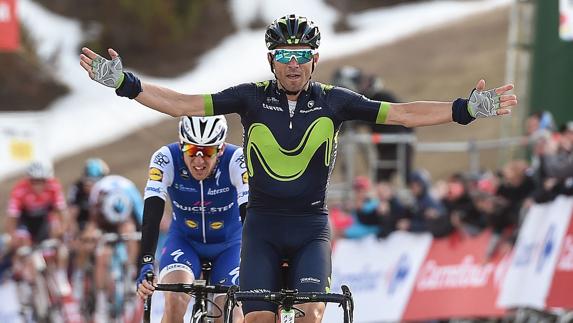 Valverde se resarce de la sanción ganando en La Molina