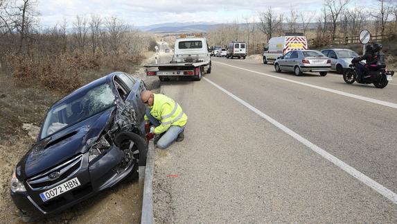 Diez muertos en nueve accidentes de tráfico durante el fin de semana