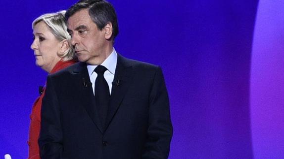 Le Pen plagia parte de un discurso de Fillon y lo justifica