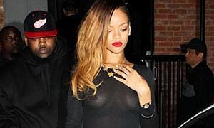 Rihanna vuelve a escandalizar con un vestido transparente y sin ropa  interior | La Verdad