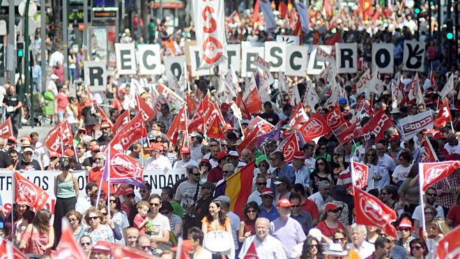 Miles de personas reivindican en Murcia «empleo de calidad»