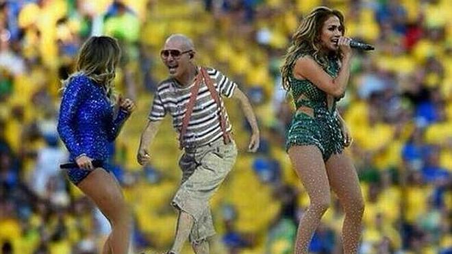 Pitbull y sus pantalones, protagonistas de los 'memes' del Mundial de Brasil