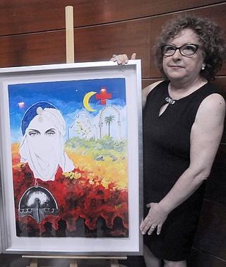 Ana María Almagro diseña el cartel de las fiestas de Moros y Cristianos