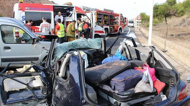 El número de víctimas mortales en las carreteras alicantinas se ha duplicado