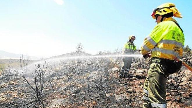 La investigación determina que el incendio en la sierra de Mariola fue provocado por un rayo