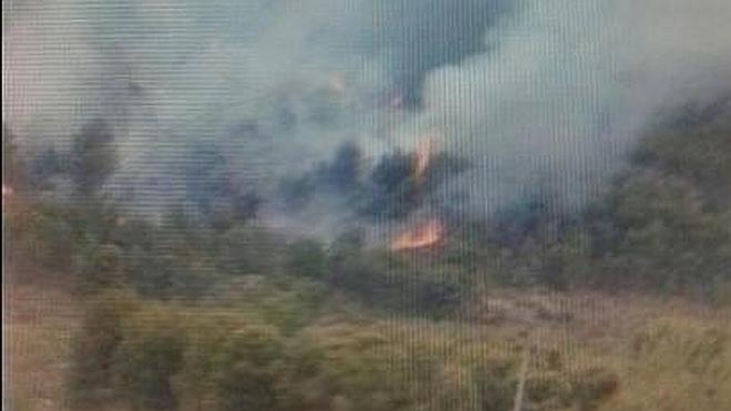 El incendio forestal de Ibi ha sido controlado a las 7.20 horas