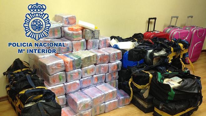 Incautan más de una tonelada de cocaína en una operación dirigida desde Cartagena