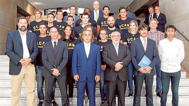 Mario Mola, Nico Almagro y Ruth Beitia, nuevos becados de la UCAM