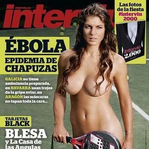 Interviú desnuda a la campeona de pádel Celeste Paz
