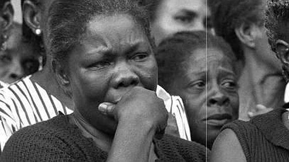 AI, con una defensora de los derechos humanos